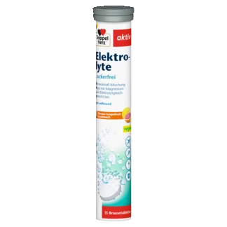 Abbildung der Produktverpackung Doppelherz aktiv Elektrolyte Brausetabletten Frontansicht